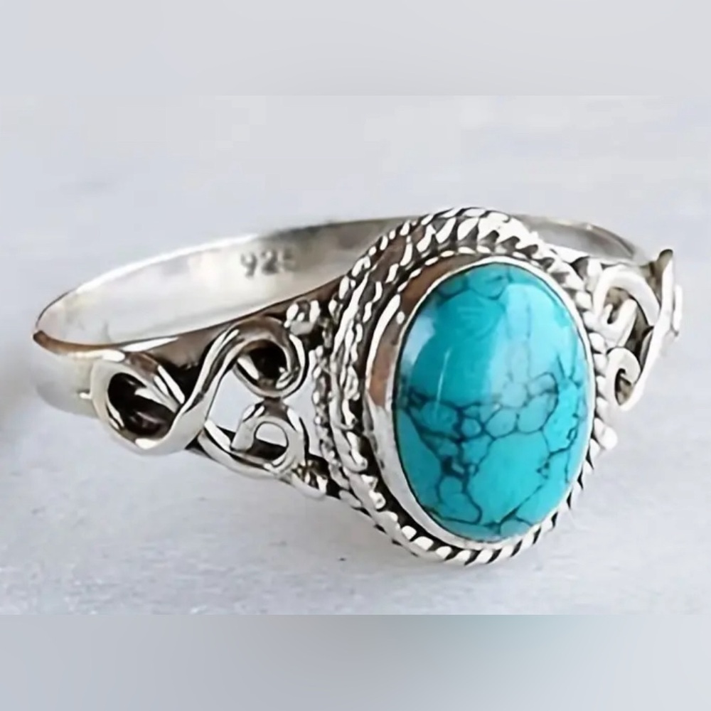 Turquoise Ring Size 9